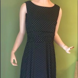 Jessica Howard black and white polka dot dress